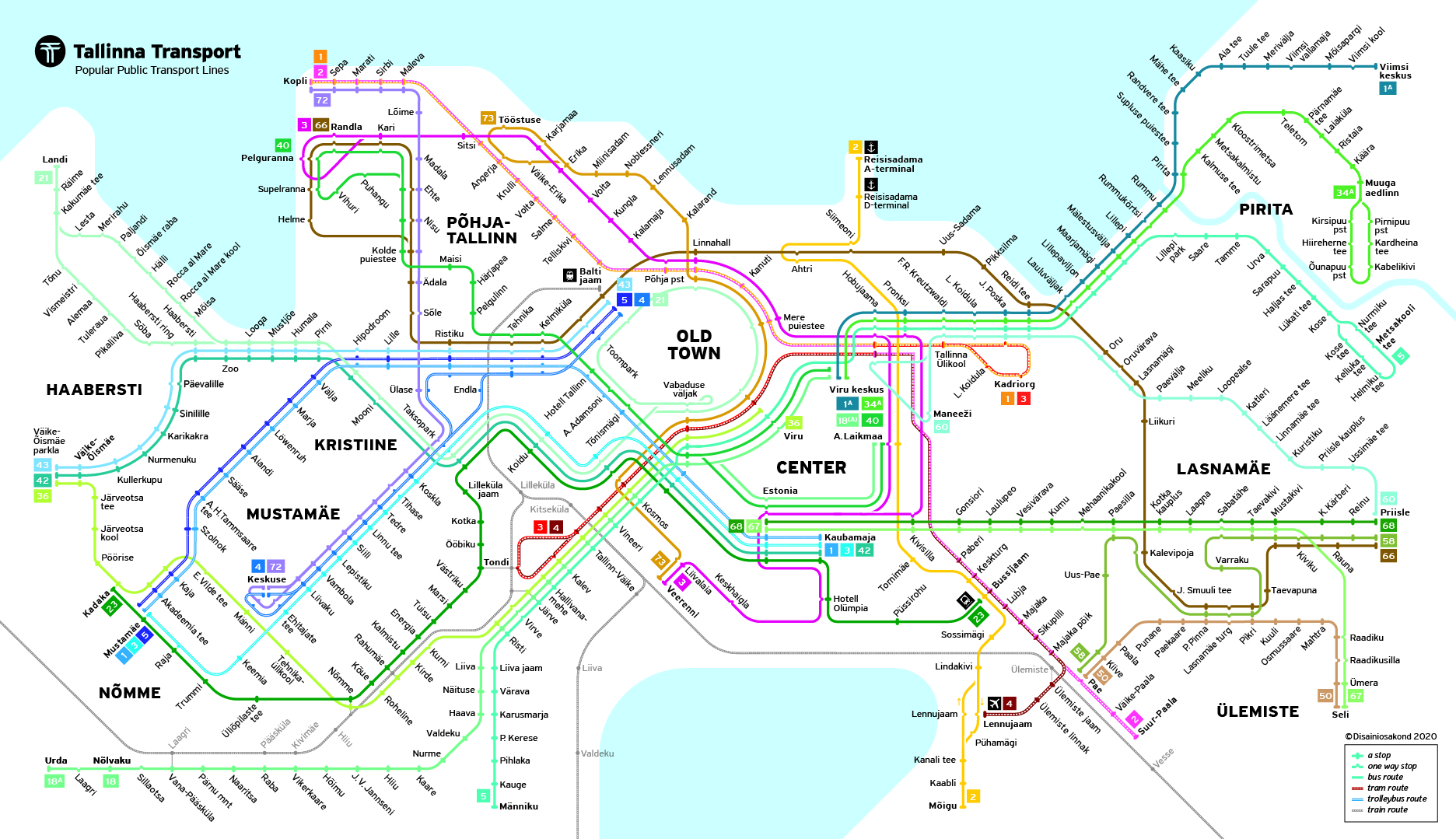 Transports En Commun Tallinn Public Transport In Tallinn Abcdef Wiki   Transportation Map 2020 Eng 